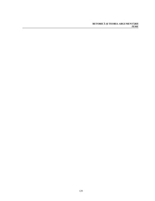RETORICĂ ŞI TEORIA ARGUMENTĂRII
                                TEME




129
 