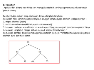 Tehnik sort lanjutan | PPTX