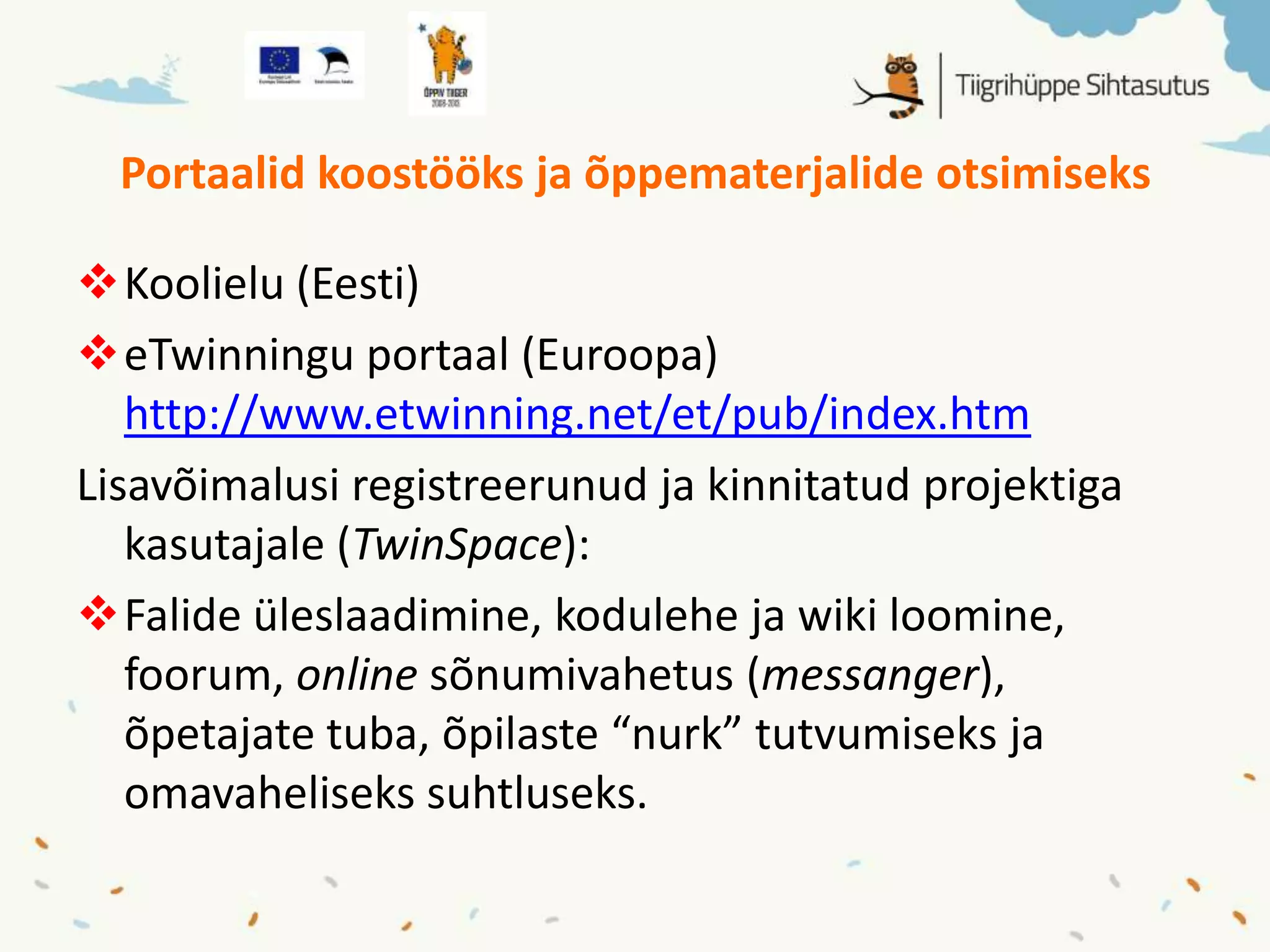 Digitaalne jalajälg
http://www.google.com/alerts
 