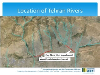 Tehran Flood Risk Reduction Master Plan, Maryamsadat SHARIFVAGHEEI | PPTX