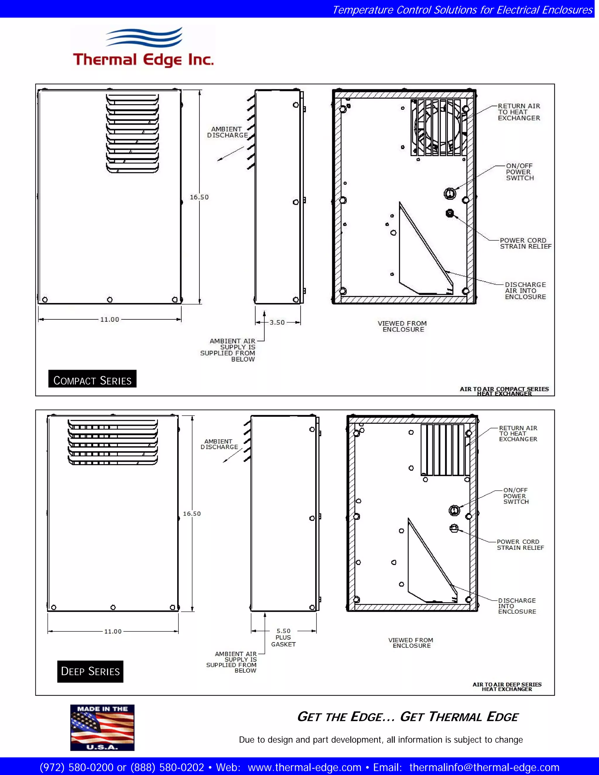 Thermal Edge A2A Heat Exchanger Brochure[1] PDF