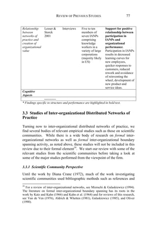 Teigland thesis knowledge networking