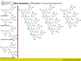 Wine Chemistry – Phenolics – Flavanols (oligomers)
(epi)catechin
epigallocatechin
OOH
OH
O
OH
O
OH
OH
OH
OH
OOH
OH
O
OH
O
OH
OH
OH
OH
OH
(epi)catechin-gallate
(epi)gallocatechin-gallate
OOH
OH
OH
OH
OH
OH
OOH
OH
OH
OH
OH
OOH
OH
OH
OH
OH
OOH
OH
OH
OH
OH
OOH
OH
OH
OH
OH
OOH
OH
OH
OH
OH
OOH
OH
OH
OH
OH
OOH
OH
OH
OH
OH
OOH
OH
OH
OH
OH
OOH
OH
OH
OH
OH
OOH
OH
OH
OH
OH
OOH
OH
OH
OH
OH
OOH
OH
OH
OH
OH
OOH
OH
OH
OH
OH
 