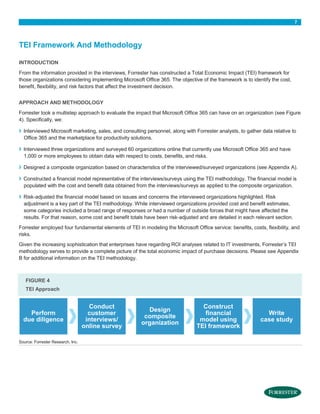 Total Economic Impact of Microsoft Office 365 Forrester Study | PDF