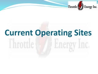 Current Operating Sites
 