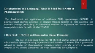 Solid state NMR Princple and application . | PPTX