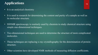 Solid state NMR Princple and application . | PPTX