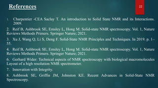Solid state NMR Princple and application . | PPTX