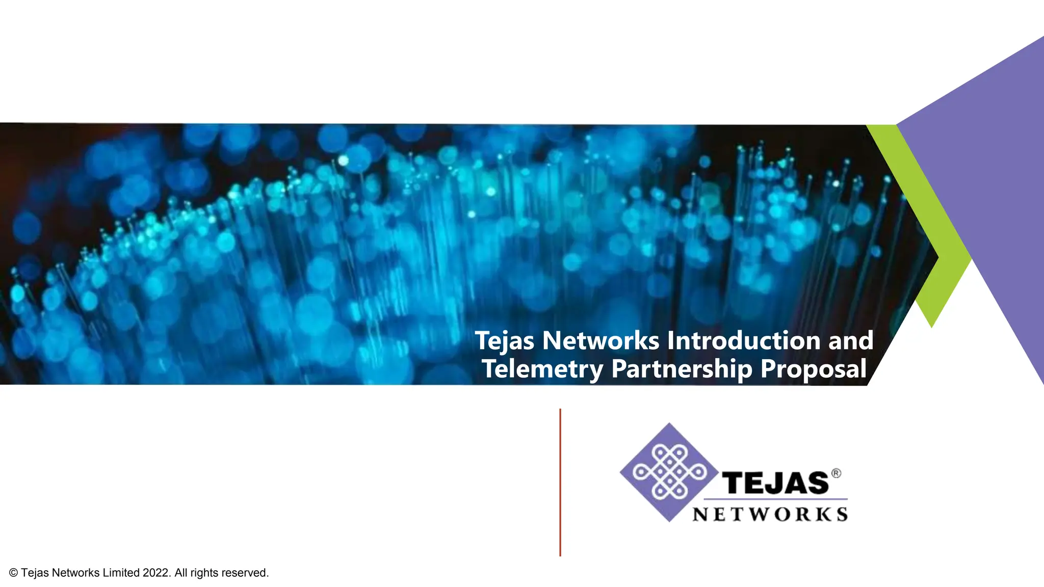Tejas Networks Proposal for fiber optic solution.pptx