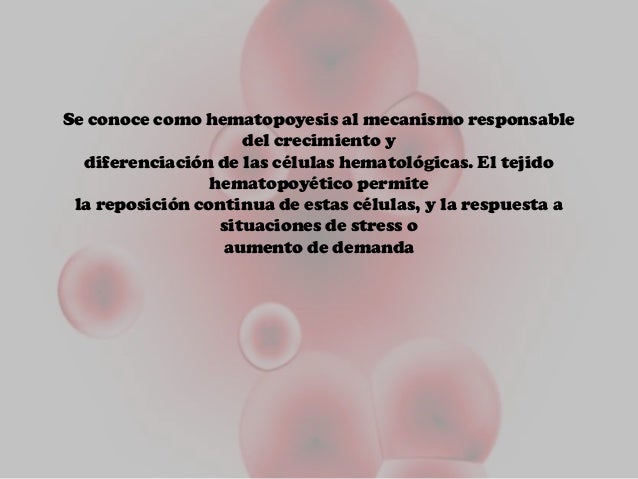 Tejido hematopoyetico en diabetes m. Tejido hematopoyetico en diabetes m.