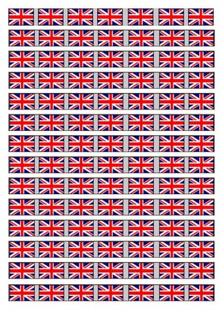 Organización y funcionamiento BECREA. Tejuelos bandera inglesa