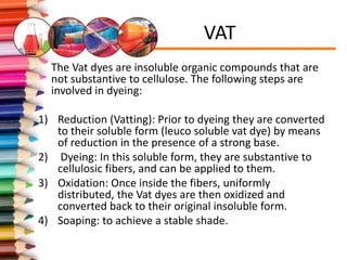Vat Lab internship Dyeing | PPTX
