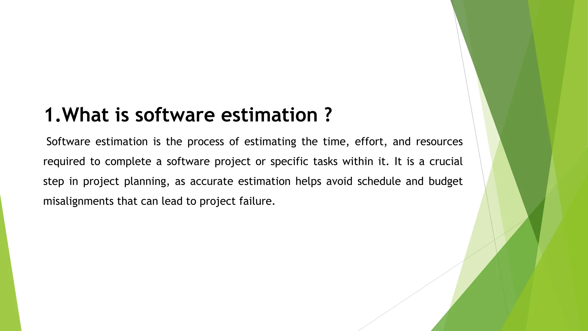 basic of software estimation-cost and effort estimation | PPT