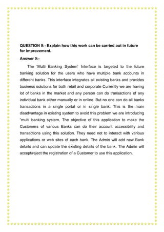 Multi Banking System | PDF