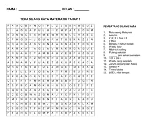 Teka silangkatamatematiktahun4soalan2