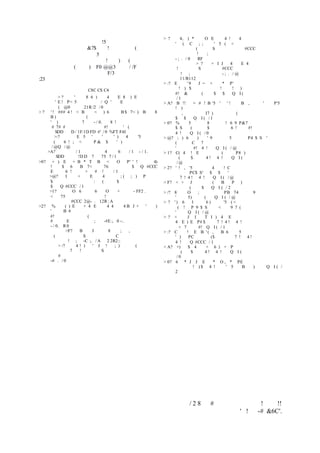 / 2 8 # ! !!
' ! -# &6C'.
!5
&7$ ! (
5
! ) (
( ) F0 @@3 / /F
F/3
:23
C8C C$ C4
> ? ' 8 6 ) 4 E 8 ) E
' E ! P< 5 / Q ' E
( @0 21R /2 / 0
> ? ' ! ### 4 ! < B < ) 6 B $ 7< ) B 8
B ) (
' ) 7 - / 0. 8 !
# 7# # #! ' (
SDD D / 1F:1D FD #' / 0 %FT F4I
>:? E 5 ' ' ' ) 4 '5
( 6 ! ; < P & $ ' )
/ @Q / @
>A? / 1 4 6 / 1 - / 1.
SDD !D D 7 75 7 / 1
>0? + ) E + B * T B < O P' ' ! 4)
! $ 6 B 7< 76 $ Q #CCC
E 6 ! + # ! / 1
>@? I + E 4 ; ( ; ) P
$ : ( $
$ Q #CCC / 1
>1? O 6 6 O + - FF2 .
< 75 !
#CCC 2@- . 12R : A
>2? % ( ) E + 4 E 4 4 4 B J + ' )
' B 6
#! (
# E ; -#E ;. 0 -:.
- / 0. R 0
>F? B J 8 ; ,
( S C
! ; -C ;. / A 2 2R2::
> /? 4 ! ) ' J ! ; ) (
7 ! S
#
-# . / 0
> ? 4, ) * O E 4 ! 4
' ( C ; ; ' 5 ( <
( S #CCC
! ;
- ; . / 0 RF
> ? + I J 4 E 4
! S #CCC
! ; - ; . / @
11/R112
> :? E ' 9 J = + * P'
! ) $ ! ! )
#! & ( $ $ Q I (
/ 1
> A? B !! = # ! B '5 ' ' ! B , ' P'5
! )
, I7 ) (
$ $ Q I ( / 1
> 0? % 5 8 ! 6 9 P&7
$ S ( $ 6 ! #!
4 ! Q I ( / 0
> @? ; ) 6 ) ' 9 5 P4 $ S '
( C 7
' #! 4 ! Q I ( / @
> 1? C( 4 ! E ( P8 )
( $ 4 ! 4 ! Q I (
/ @
> 2? ' ! , '5 4 ! C
PC$ S' $ $ '
7 ! 4 ! 4 ! Q I ( / @
> F? < + J ( B P )
( $ Q I ( / 2
> /? 8 O ; PB 74 9
' 5) ( Q I ( / @
> ? ' ) 6 I 6 ) '5 ( <
( ! P 9 $ S < 9 7 (
' Q I ( / @
> ? + J I T I ) 4 E
4 E ) E P# $ 7 ! 4 ! 4 !
+ 7 #! Q I ( / 1
> :? C ! E B ' ( , B 6 5
' ) PC ($ 7 ! 4 !
4 ! Q #CCC / 1
> A? +) $ 4 + 6 ) + P
( $ 4 ! 4 ! Q I (
/ 0
> 0? 6 * J J E * O , * PE
! ) $ 4 ! ' 5 B ) Q I ( /
2
 