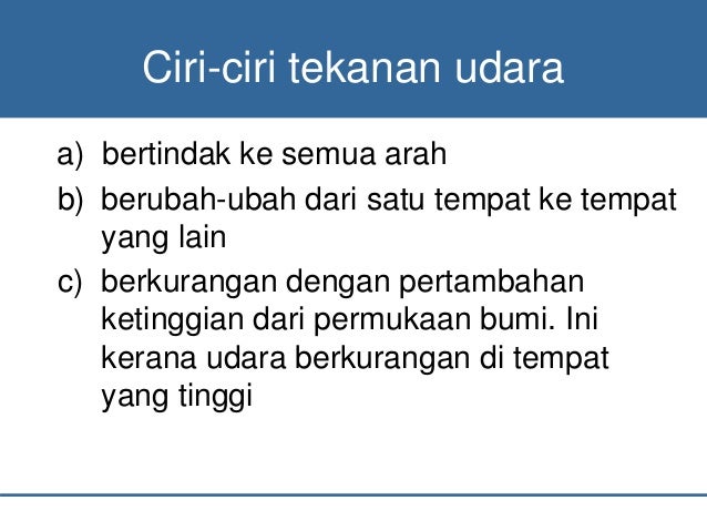 Tekanan Udara