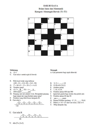 Teka silang kata matematik