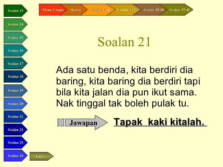 Teka Teki Senang Serta Jawapan  malaowesx