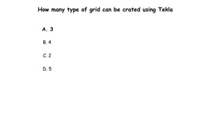 Multiple choice questions on Tekla Structures | PPTX