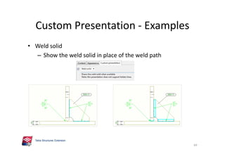 IFC Change Management
• Updated user interface
– Update Native Parts button
• Control over what properties are
update
• Feedback over success
– New columns Native Part and Native
Value
• Better default settings
for detecting changes
• Better support for
updating plates and slabs
7
 