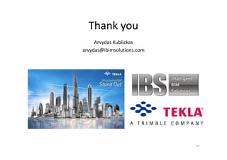 BIM Publisher
• Automates your model and drawing exports
• BIM publisher take cares of exporting DGN, DWG, IFC
models and DWG drawings form multiple models in one
go
• Can be scheduled to run during nights
• Now also supports
– Export to PDMS
– Export to Revit
8
 