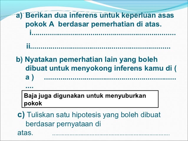 Contoh Soalan Dan Jawapan Hipotesis - Selangor q