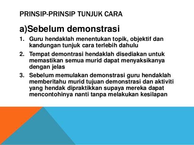 Teknik teknik pengajaran