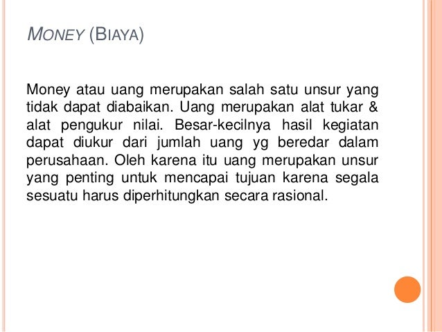 Teknikal Manajemen Dalam Usaha Aspek Produksi