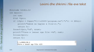 Teknikat dhe Gjuhët e Programimit_l10.pptx