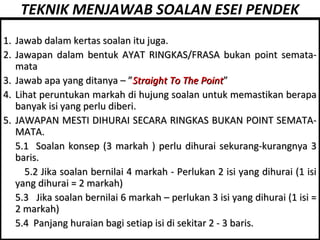 Teknik Belajar Geografi Stpm 2018
