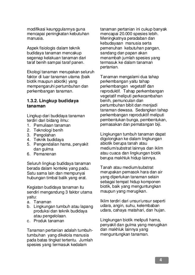 Teknik Budidaya Tanaman Jilid 1