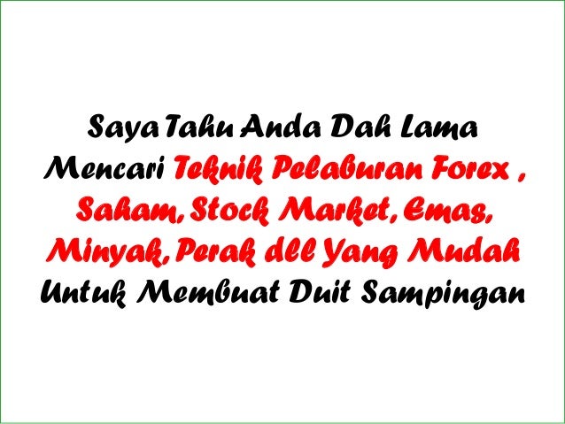 Cara main saham di forex