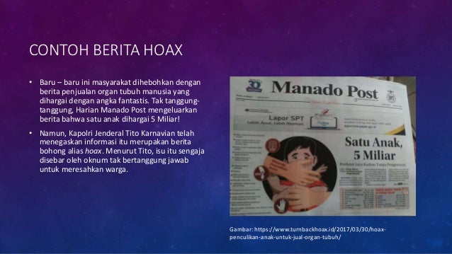 Teknik dan Metode Mengidentifikasi Berita Hoax