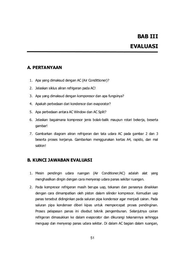 Soal Dan Jawaban Tentang Air Conditioner Peranti Guru Soal Dan Jawaban Tentang Air Conditioner Peranti Guru