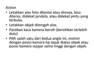 Go Modern Level 2 - Teknik Dasar Foto Produk Menggunakan Smartphone