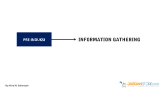 PRE-INDUKSI INFORMATION GATHERING
By Afrizal N. Baharsyah
 