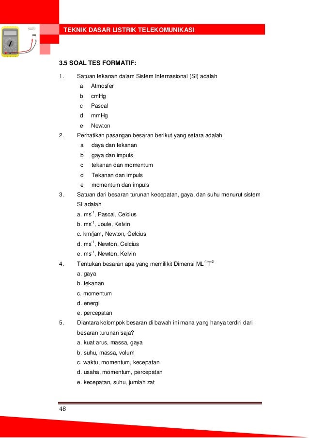 50 Soal Tentang Teori Dasar Listrik Beserta Jawabannya