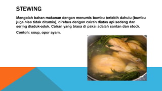 Teknik Dasar Pengolahan Makanan menggunakan suhu tinggi dan suhu dingin ...