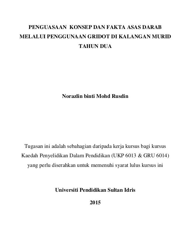 Teknik GriDot dalam Penguasaan Fakta Asas Darab