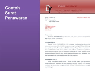 Contoh
Surat
Penawaran
 