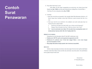 Contoh
Surat
Penawaran
 