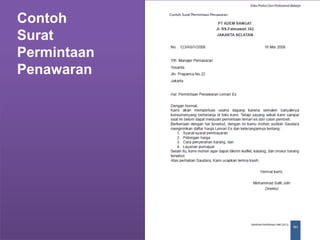 Contoh
Surat
Permintaan
Penawaran
 
