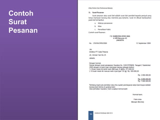 Contoh
Surat
Pesanan
 