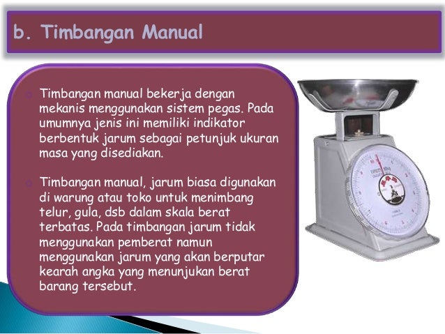 MacamMacam Neraca dan Cara Penggunaannya