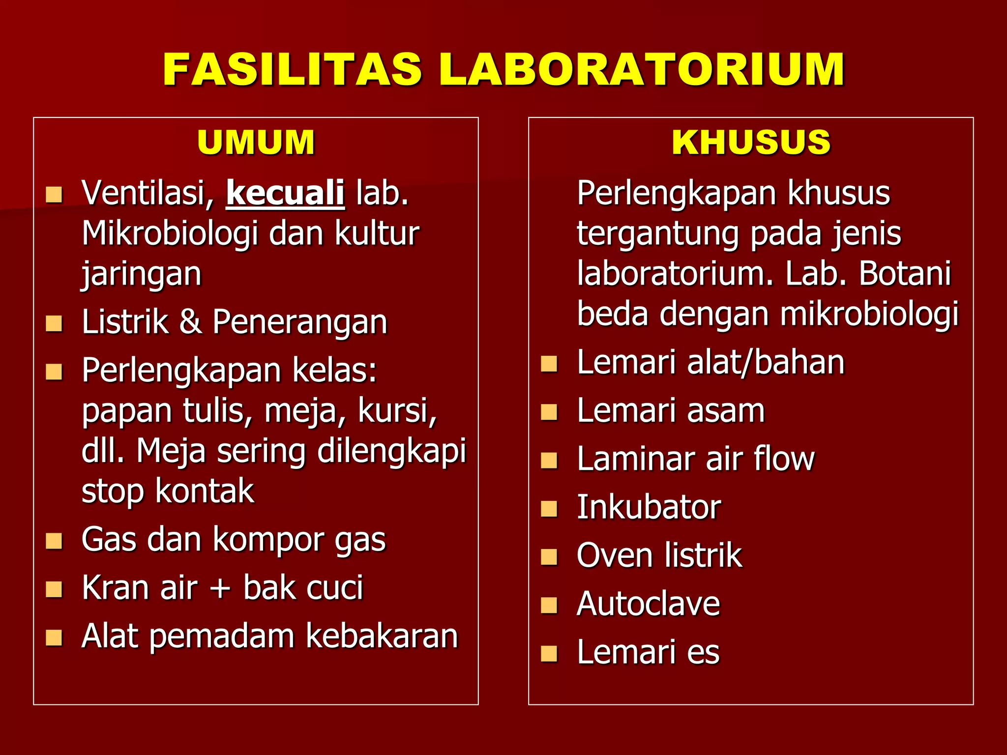 TEKNIK LABORATORIUM PENDAHULUAN Pakai.ppt