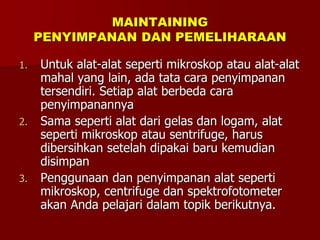 TEKNIK LABORATORIUM PENDAHULUAN Pakai.ppt