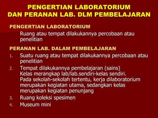 TEKNIK LABORATORIUM PENDAHULUAN Pakai.ppt