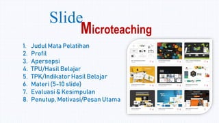 Pengertian
Evaluasi
PEMBELAJARA
N
Dilakukan untuk mengukur
ketercapaian hasil belajar
peserta latih dan atau menilai
prose...