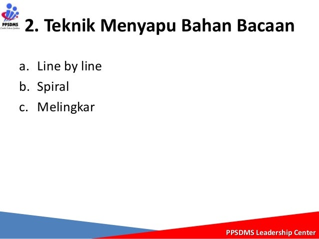 Teknik Membaca Cepat